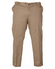 D555 Bruno Stretch Chino Pants With Extendable Waiste Stone